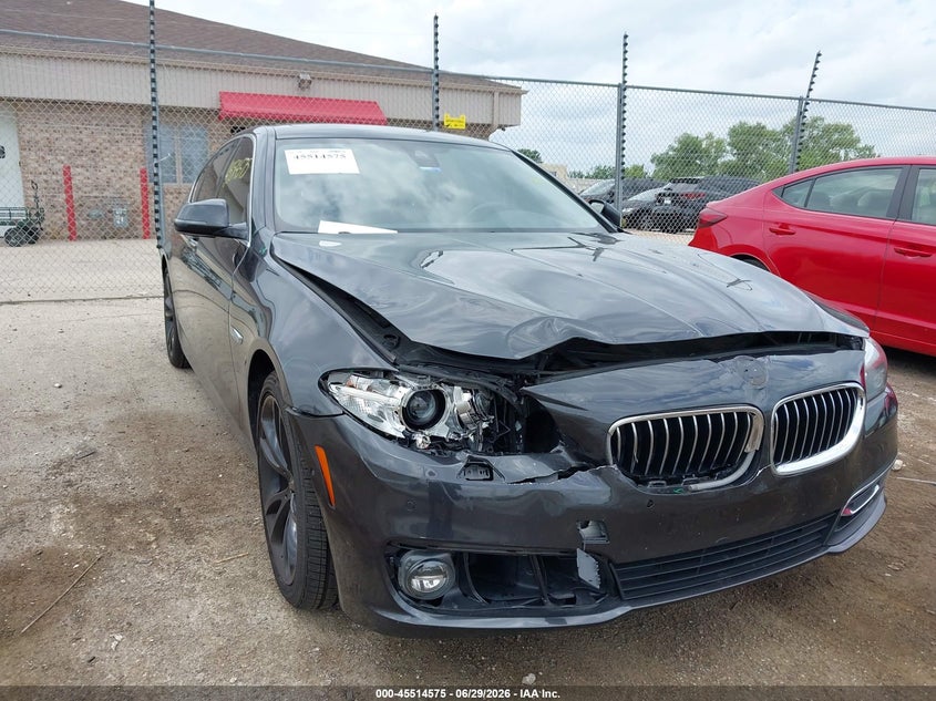 2016 BMW 5er VIN WBA5B3C57GG256840 IAAI salvage auction — FRONT END, Salvage Title, sold $2,750 on 2026-07-21 (photo 6)