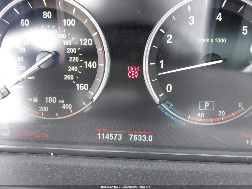 2016 BMW 5er VIN WBA5B3C57GG256840 IAAI salvage auction — FRONT END, Salvage Title, sold $2,750 on 2026-07-21 (photo 7)