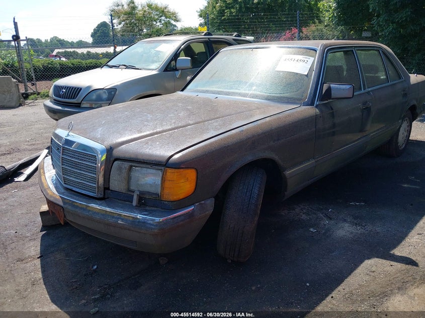 1987 Mercedes-benz 300 VIN WDBCB25D6HA304260 IAAI salvage auction — NORMAL WEAR, Clear (North Carolina), sold $725 on 2026-07-09 (photo 2)