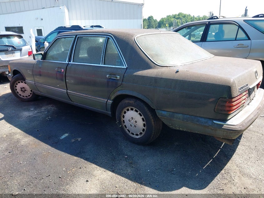 1987 Mercedes-benz 300 VIN WDBCB25D6HA304260 IAAI salvage auction — NORMAL WEAR, Clear (North Carolina), sold $725 on 2026-07-09 (photo 3)