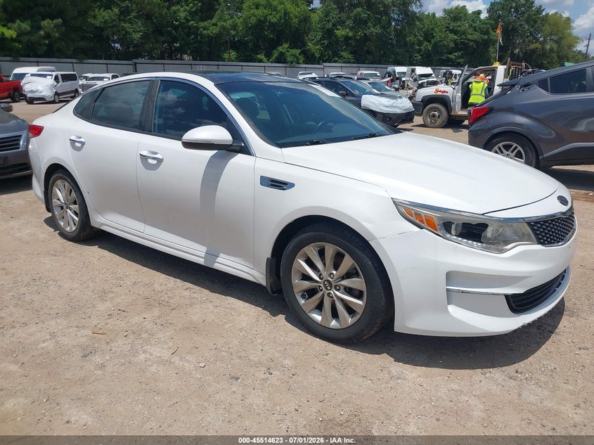 2016 Kia Optima VIN 5XXGU4L37GG012719 IAAI salvage auction — NORMAL WEAR, Original (Texas), sold $625 on 2026-07-19 (photo 1)