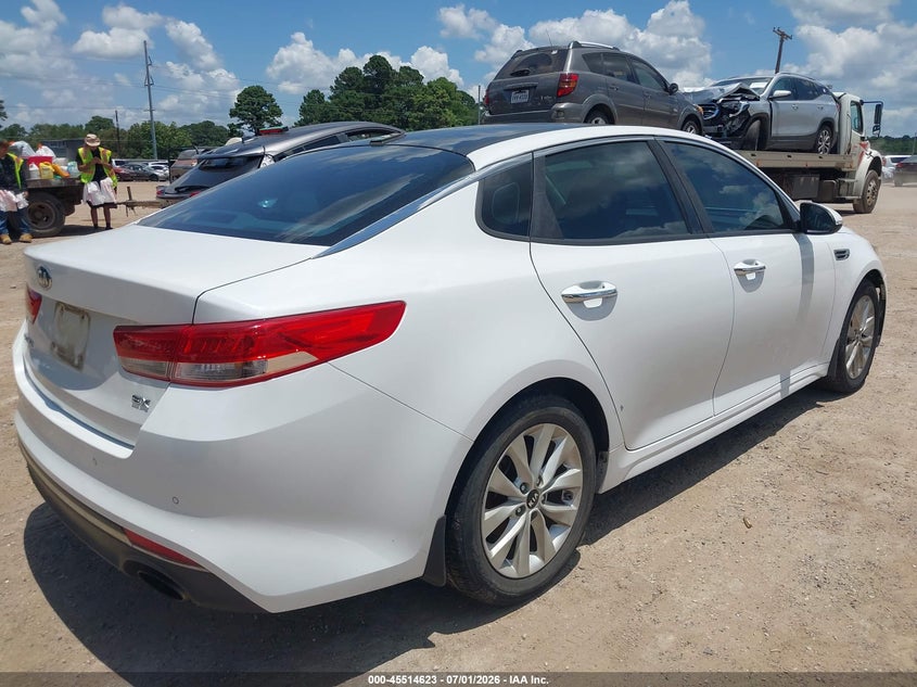 2016 Kia Optima VIN 5XXGU4L37GG012719 IAAI salvage auction — NORMAL WEAR, Original (Texas), sold $625 on 2026-07-19 (photo 4)