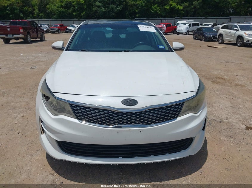 2016 Kia Optima VIN 5XXGU4L37GG012719 IAAI salvage auction — NORMAL WEAR, Original (Texas), sold $625 on 2026-07-19 (photo 6)