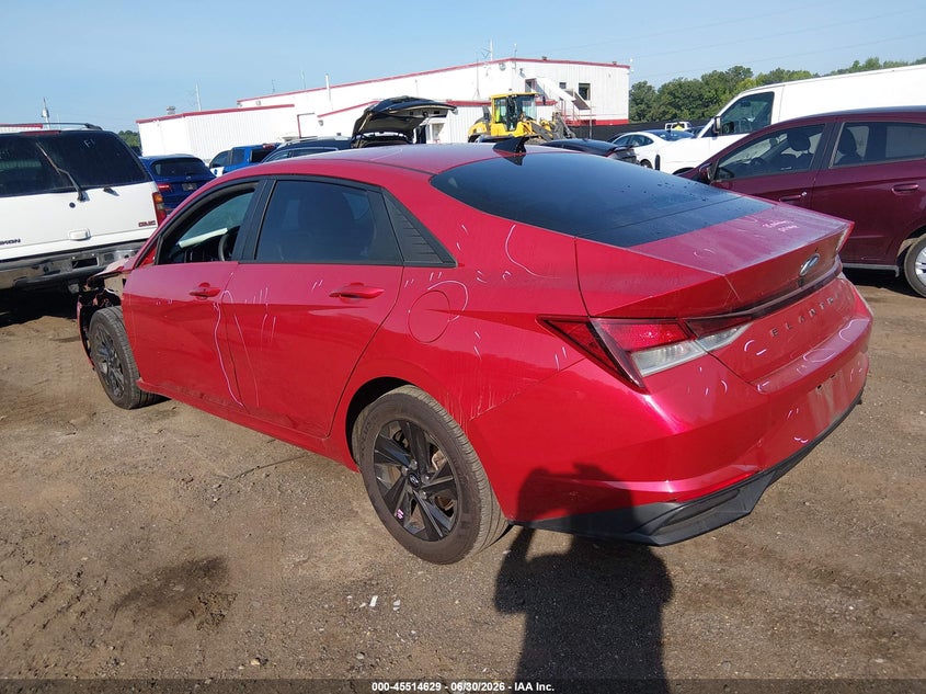 2021 Hyundai Elantra VIN 5NPLM4AG2MH000255 IAAI salvage auction — FRONT END, Salvage - 75% Or Less (Maryland), sold $3,975 on 2026-07-29 (photo 3)