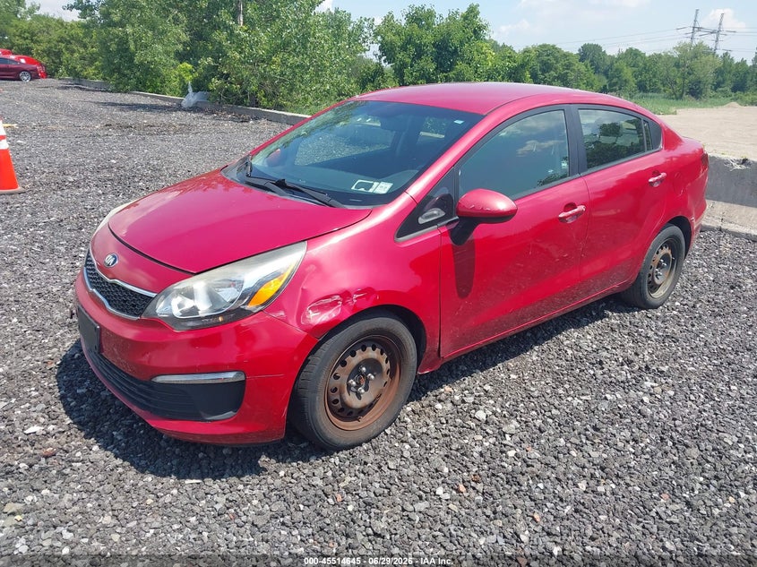 2016 Kia Rio VIN KNADN4A39G6600717 IAAI salvage auction — NORMAL WEAR, Clear (New York), sold $1,350 on 2026-07-14 (photo 2)