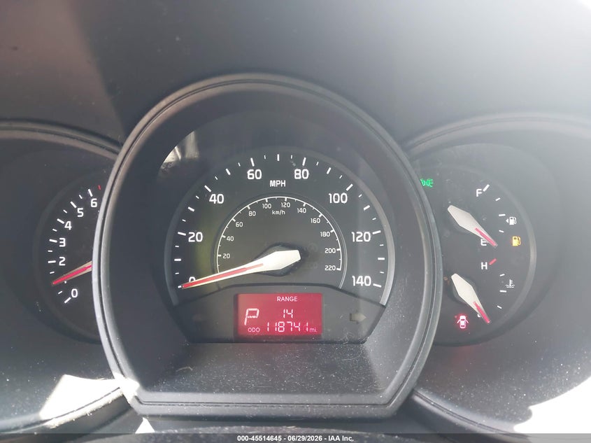 2016 Kia Rio VIN KNADN4A39G6600717 IAAI salvage auction — NORMAL WEAR, Clear (New York), sold $1,350 on 2026-07-14 (photo 7)