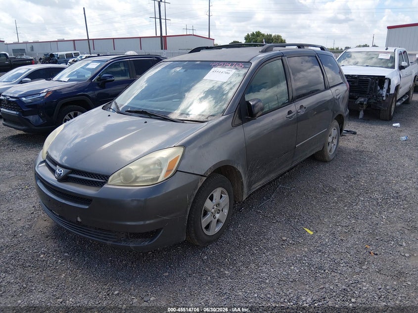 2005 Toyota Sienna VIN 5TDZA23C15S260188 IAAI salvage auction — NORMAL WEAR, Clear (Louisiana), sold $600 on 2026-07-15 (photo 2)