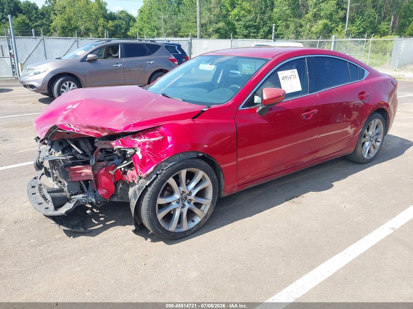 2014 Mazda 6 VIN JM1GJ1V69E1162371 IAAI salvage auction — FRONT END, Salvage (Mississippi), sold $400 on 2026-07-30 (photo 2)