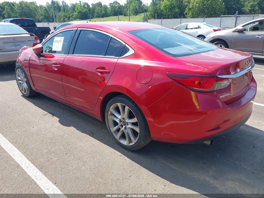 2014 Mazda 6 VIN JM1GJ1V69E1162371 IAAI salvage auction — FRONT END, Salvage (Mississippi), sold $400 on 2026-07-30 (photo 3)