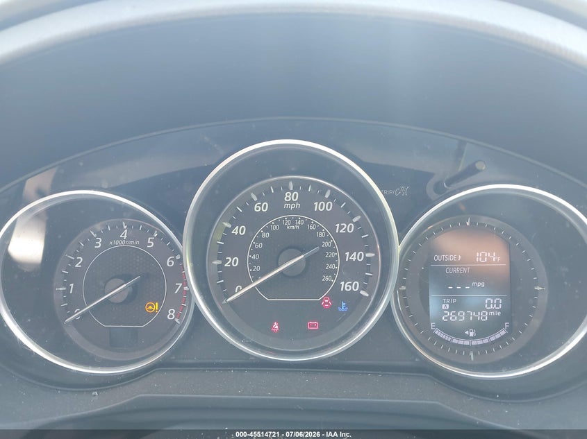 2014 Mazda 6 VIN JM1GJ1V69E1162371 IAAI salvage auction — FRONT END, Salvage (Mississippi), sold $400 on 2026-07-30 (photo 7)