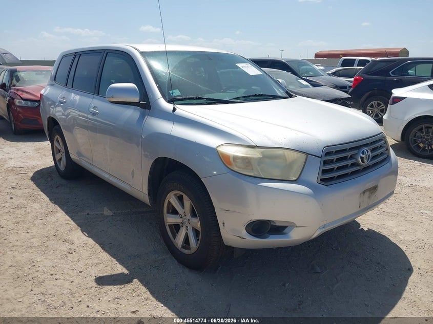 2008 Toyota Highlander VIN JTEES41A982069005 IAAI salvage auction — NORMAL WEAR, Original (Texas), sold $1,400 on 2026-07-20 (photo 1)