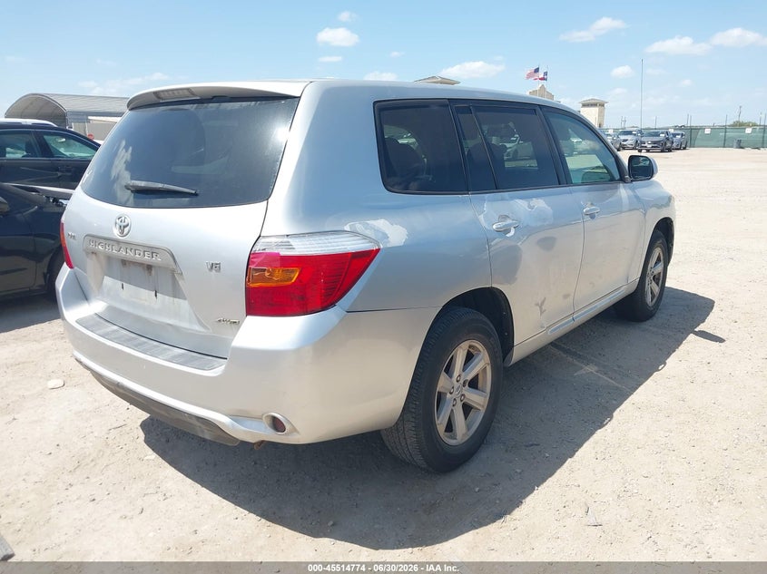 2008 Toyota Highlander VIN JTEES41A982069005 IAAI salvage auction — NORMAL WEAR, Original (Texas), sold $1,400 on 2026-07-20 (photo 4)