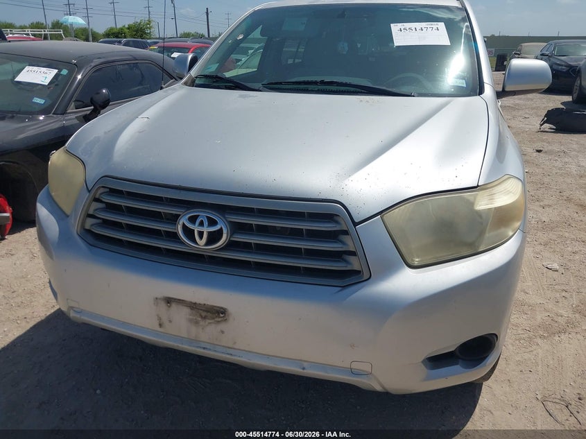 2008 Toyota Highlander VIN JTEES41A982069005 IAAI salvage auction — NORMAL WEAR, Original (Texas), sold $1,400 on 2026-07-20 (photo 6)