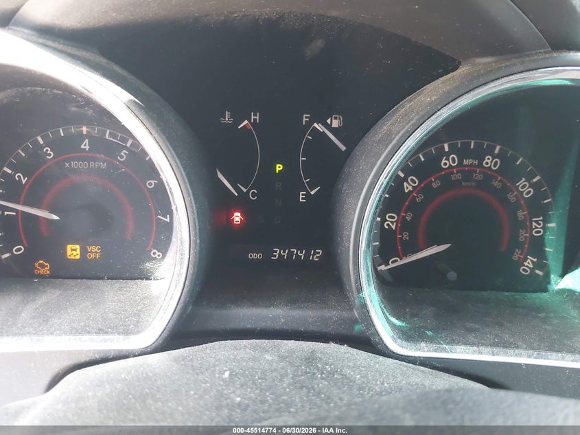 2008 Toyota Highlander VIN JTEES41A982069005 IAAI salvage auction — NORMAL WEAR, Original (Texas), sold $1,400 on 2026-07-20 (photo 7)