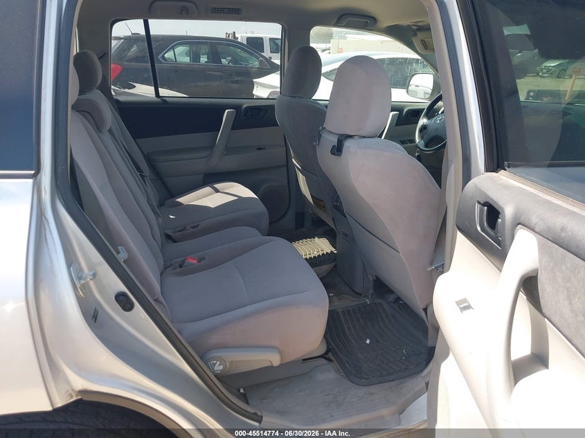 2008 Toyota Highlander VIN JTEES41A982069005 IAAI salvage auction — NORMAL WEAR, Original (Texas), sold $1,400 on 2026-07-20 (photo 8)