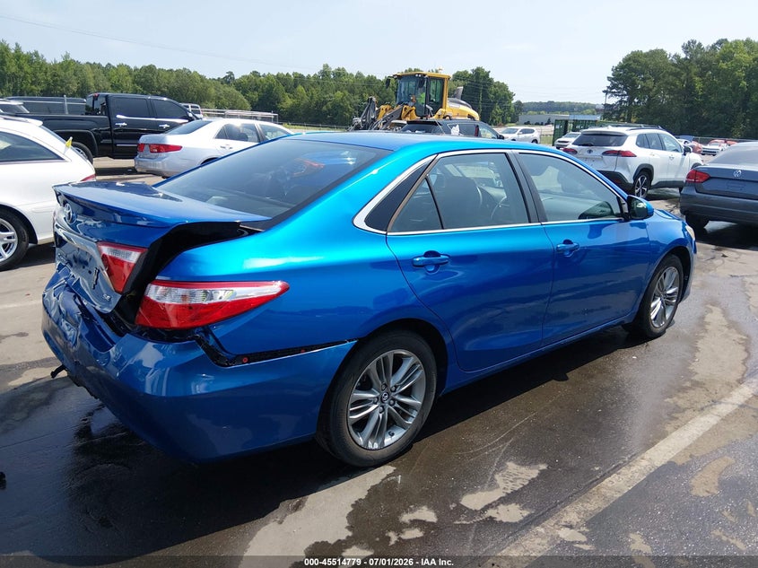 2017 Toyota Camry VIN 4T1BF1FKXHU742444 IAAI salvage auction — REAR END, Salvage (North Carolina), sold $3,100 on 2026-07-19 (photo 4)