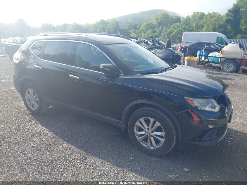 2015 Nissan Rogue VIN KNMAT2MV6FP548226 IAAI salvage auction — FRONT END, Clear (Virginia), sold $175 on 2026-07-21 (photo 1)
