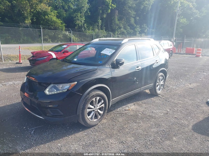 2015 Nissan Rogue VIN KNMAT2MV6FP548226 IAAI salvage auction — FRONT END, Clear (Virginia), sold $175 on 2026-07-21 (photo 2)