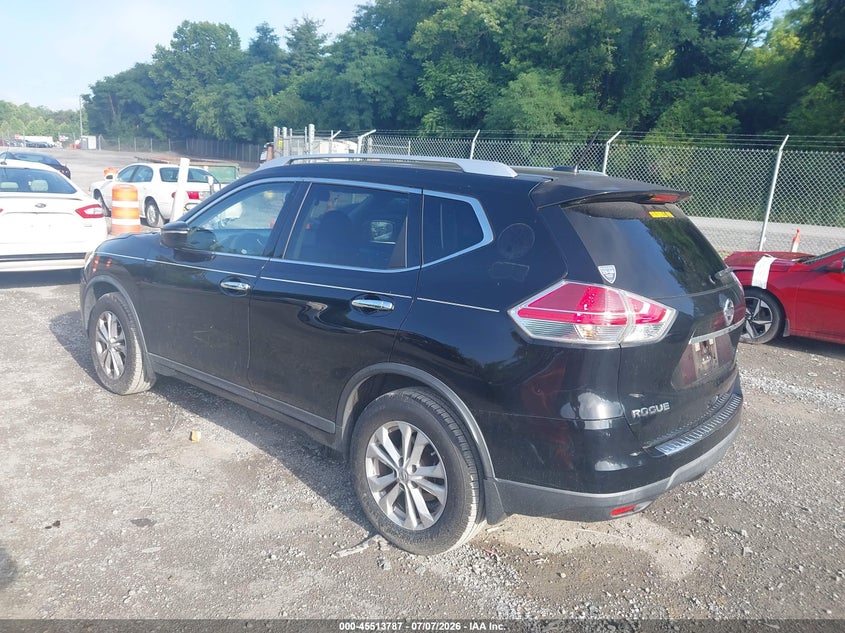 2015 Nissan Rogue VIN KNMAT2MV6FP548226 IAAI salvage auction — FRONT END, Clear (Virginia), sold $175 on 2026-07-21 (photo 3)