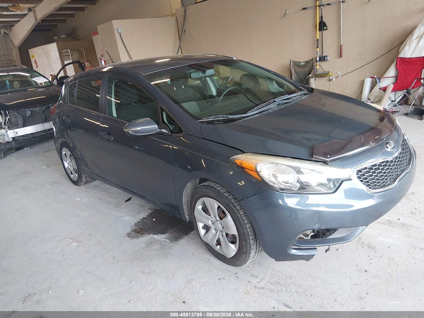 2016 Kia Forte VIN KNAFK5A88G5648816 IAAI salvage auction — NORMAL WEAR, Clear (Tennessee), sold $600 on 2026-07-29 (photo 1)