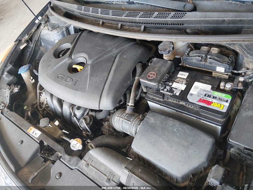 2016 Kia Forte VIN KNAFK5A88G5648816 IAAI salvage auction — NORMAL WEAR, Clear (Tennessee), sold $600 on 2026-07-29 (photo 6)