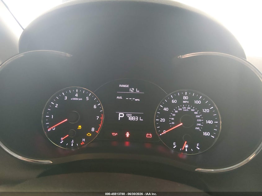 2016 Kia Forte VIN KNAFK5A88G5648816 IAAI salvage auction — NORMAL WEAR, Clear (Tennessee), sold $600 on 2026-07-29 (photo 7)