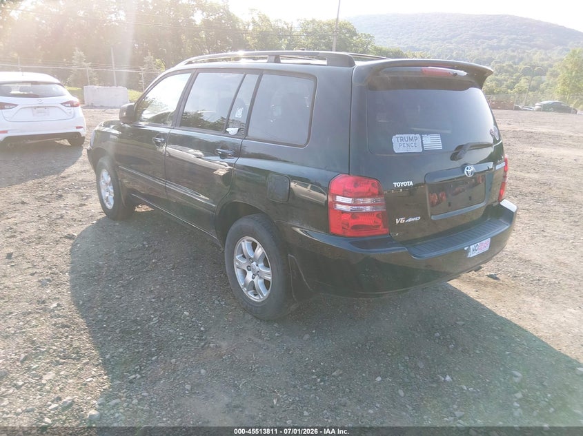 2002 Toyota Highlander VIN JTEHF21A620053644 IAAI salvage auction — FRONT END, Clear (New Jersey), sold $425 on 2026-07-16 (photo 3)