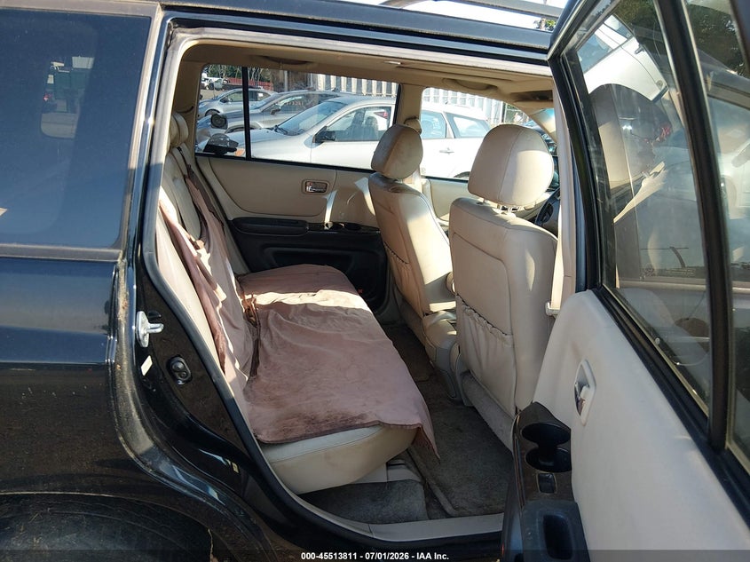 2002 Toyota Highlander VIN JTEHF21A620053644 IAAI salvage auction — FRONT END, Clear (New Jersey), sold $425 on 2026-07-16 (photo 8)