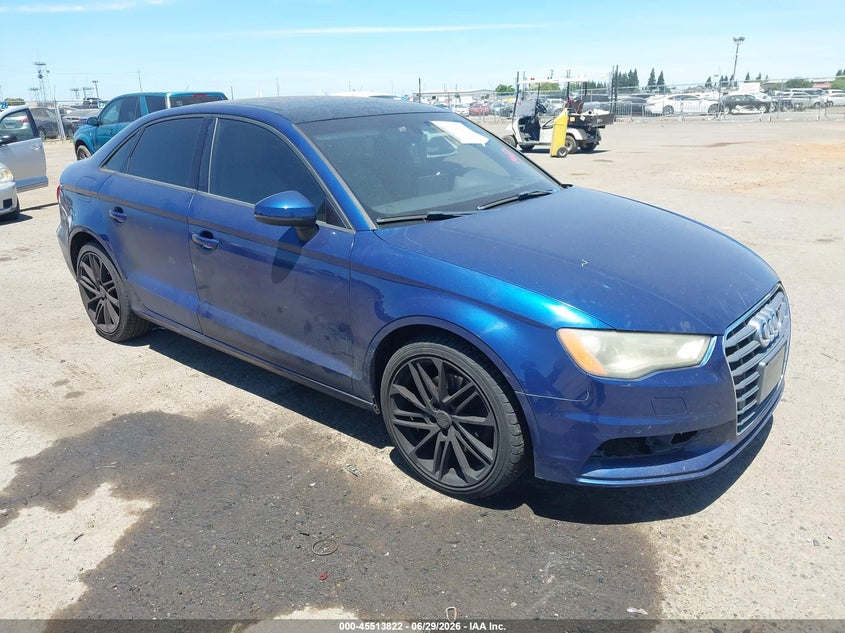 2016 Audi A3 VIN WAUA7GFF3G1064460 IAAI salvage auction — NORMAL WEAR, Clear - Dealer Only (California), sold $1,000 on 2026-07-29 (photo 1)