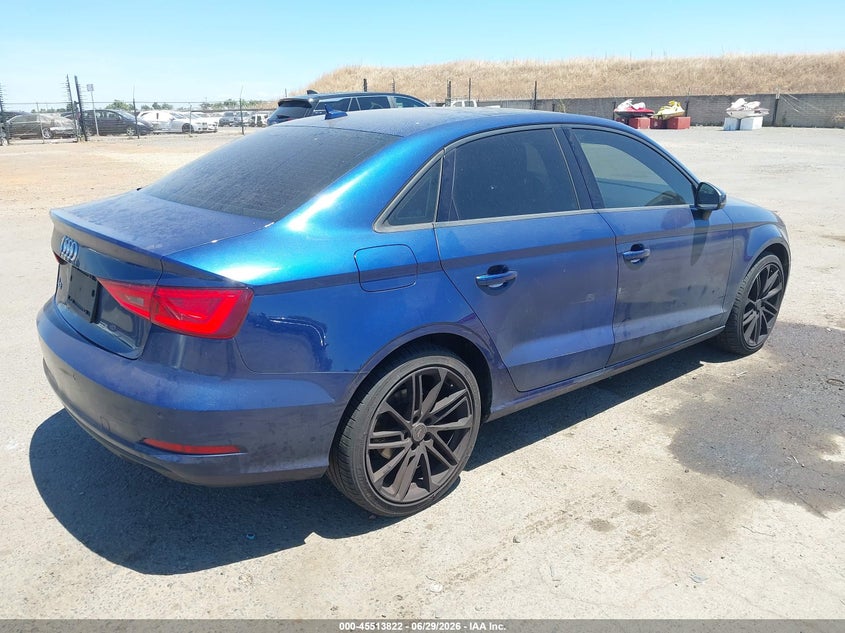 2016 Audi A3 VIN WAUA7GFF3G1064460 IAAI salvage auction — NORMAL WEAR, Clear - Dealer Only (California), sold $1,000 on 2026-07-29 (photo 4)