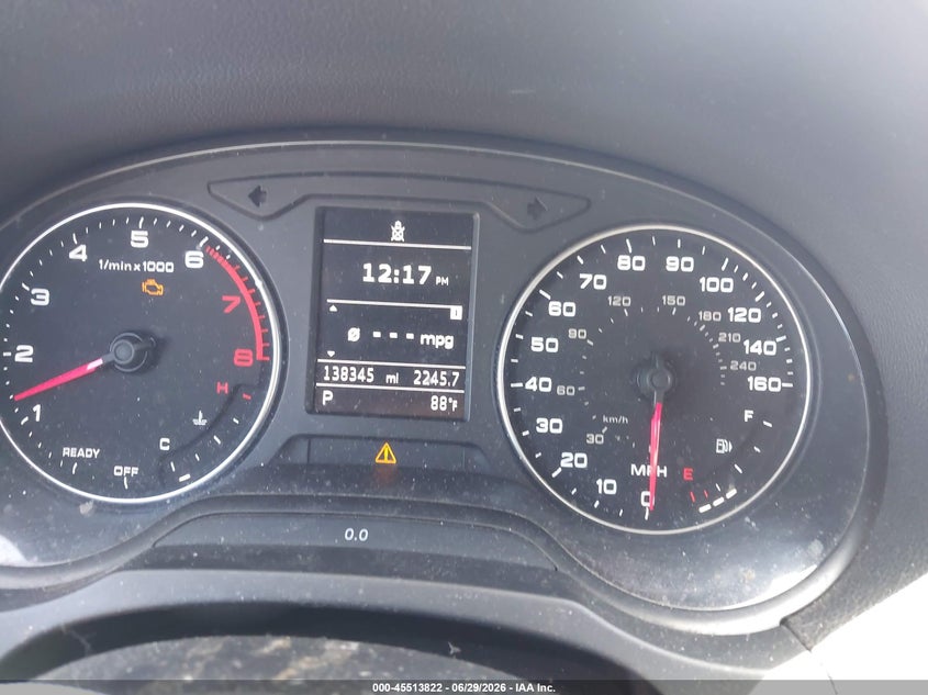 2016 Audi A3 VIN WAUA7GFF3G1064460 IAAI salvage auction — NORMAL WEAR, Clear - Dealer Only (California), sold $1,000 on 2026-07-29 (photo 7)