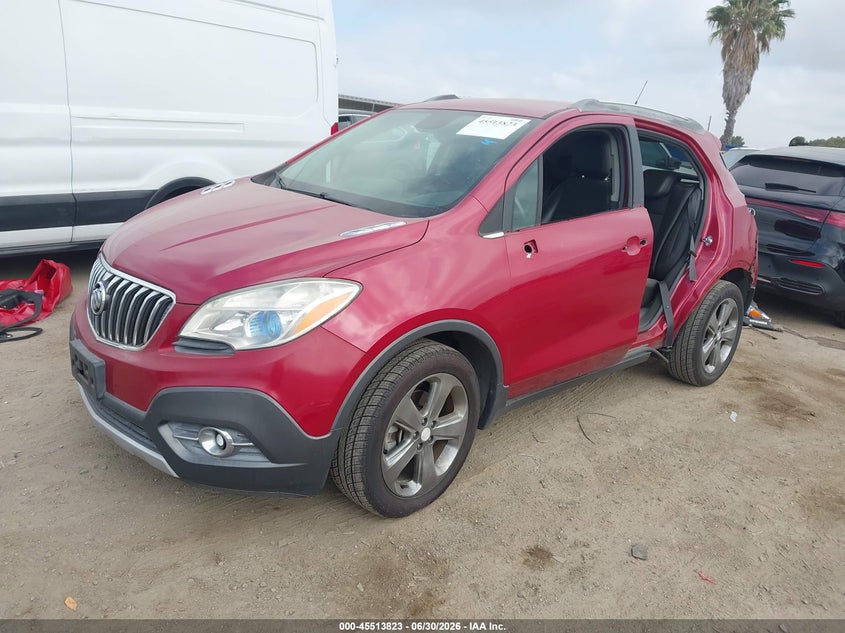 2013 Buick Encore VIN KL4CJBSB5DB210652 IAAI salvage auction — LEFT SIDE, Salvage Title, sold $825 on 2026-07-29 (photo 2)