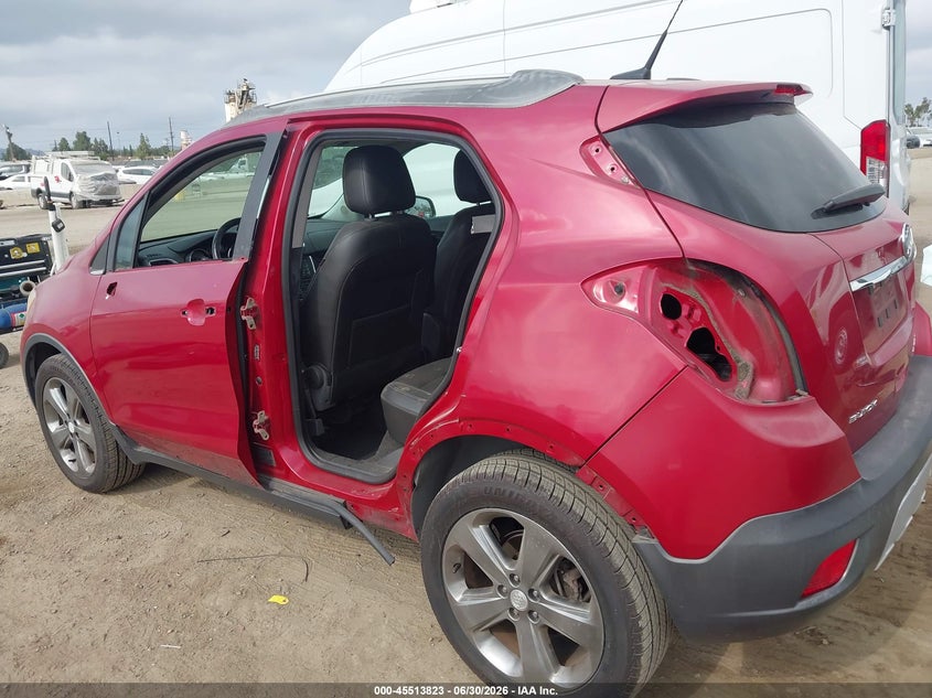 2013 Buick Encore VIN KL4CJBSB5DB210652 IAAI salvage auction — LEFT SIDE, Salvage Title, sold $825 on 2026-07-29 (photo 6)