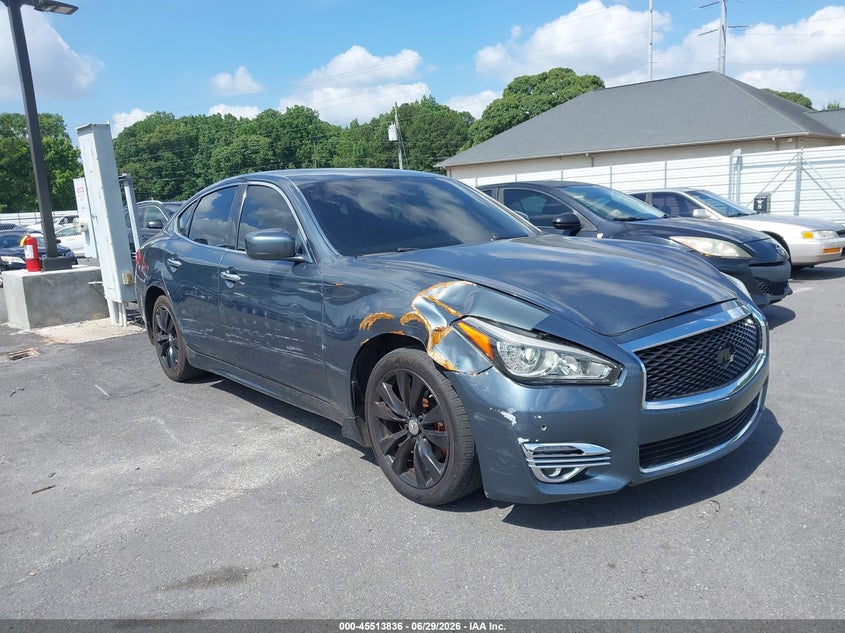 2012 Infiniti M VIN JN1BY1AP1CM331723 IAAI salvage auction — FRONT & REAR, Clear (Georgia), sold $900 on 2026-07-08 (photo 1)