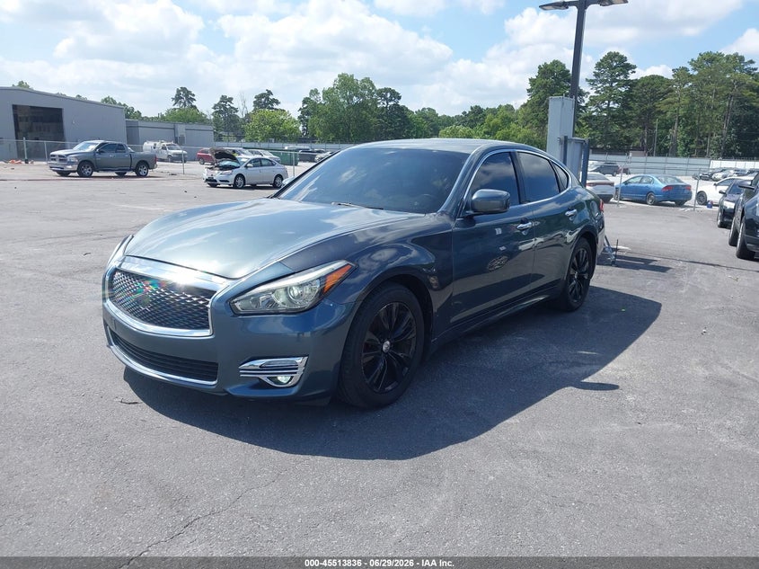 2012 Infiniti M VIN JN1BY1AP1CM331723 IAAI salvage auction — FRONT & REAR, Clear (Georgia), sold $900 on 2026-07-08 (photo 2)