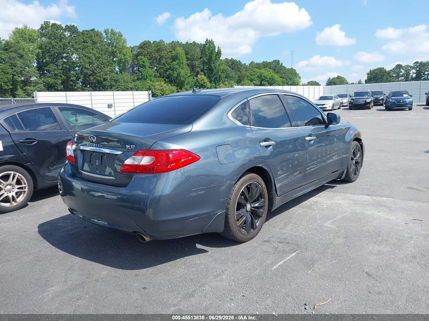 2012 Infiniti M VIN JN1BY1AP1CM331723 IAAI salvage auction — FRONT & REAR, Clear (Georgia), sold $900 on 2026-07-08 (photo 4)
