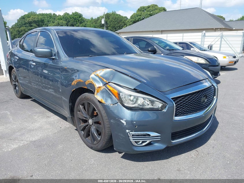 2012 Infiniti M VIN JN1BY1AP1CM331723 IAAI salvage auction — FRONT & REAR, Clear (Georgia), sold $900 on 2026-07-08 (photo 6)