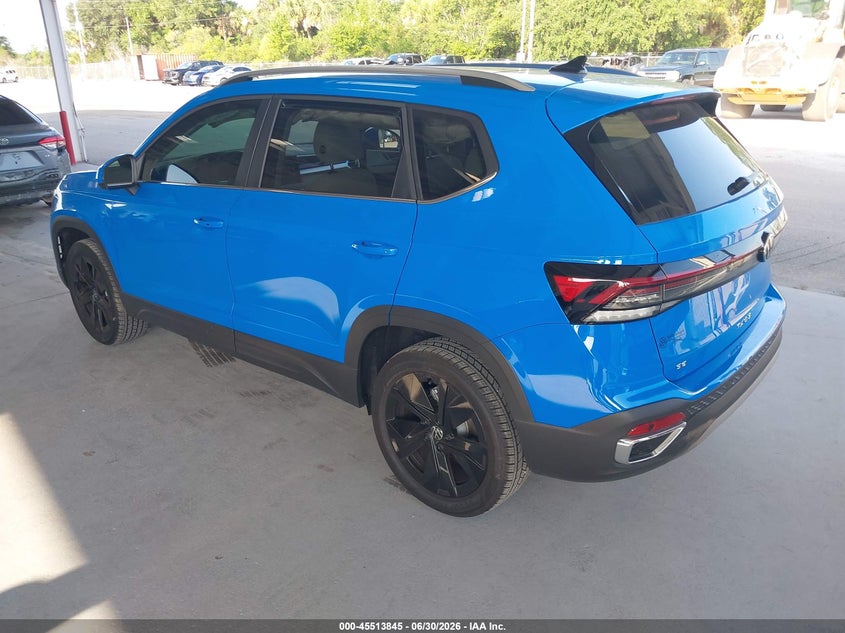 2026 Volkswagen Taos VIN 3VVEC7B22TM036392 IAAI salvage auction — RIGHT SIDE, Wait Title, sold $10,950 on 2026-08-19 (photo 3)