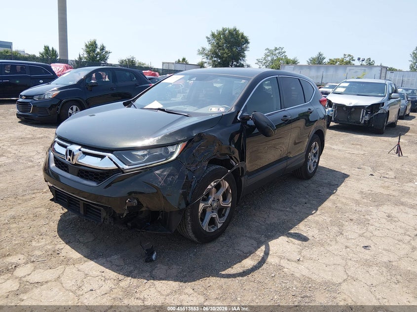 2018 Honda Cr-v VIN 7FARW2H86JE068631 IAAI salvage auction — RIGHT FRONT, Salvage (Pennsylvania), sold $7,400 on 2026-07-31 (photo 2)