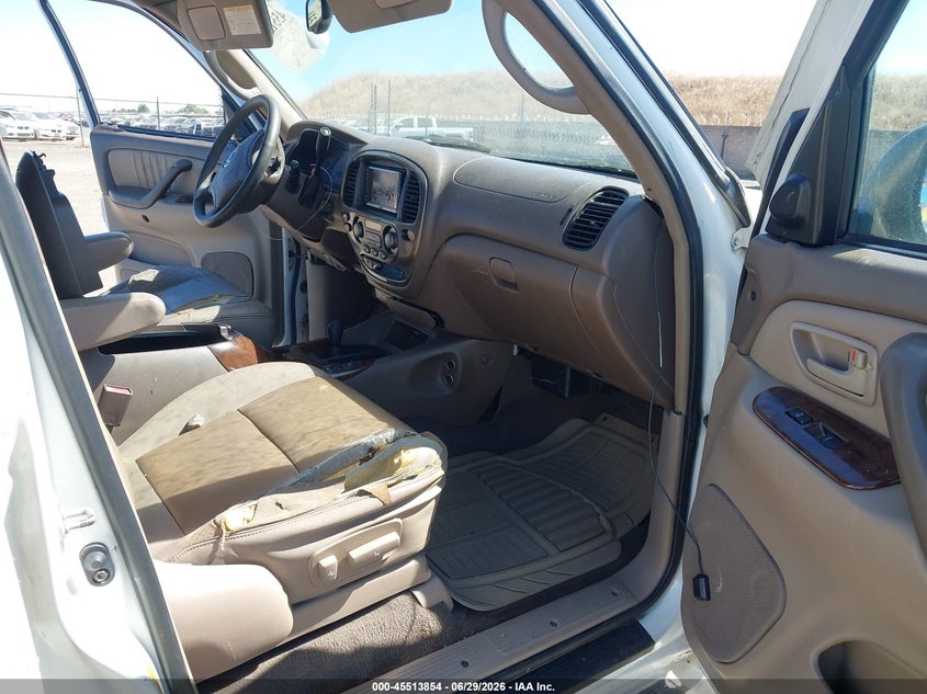 2003 Toyota Sequoia VIN 5TDBT48A83S151206 IAAI salvage auction — NORMAL WEAR, Salvage Title - Dealer (California), sold $475 on 2026-07-08 (photo 5)