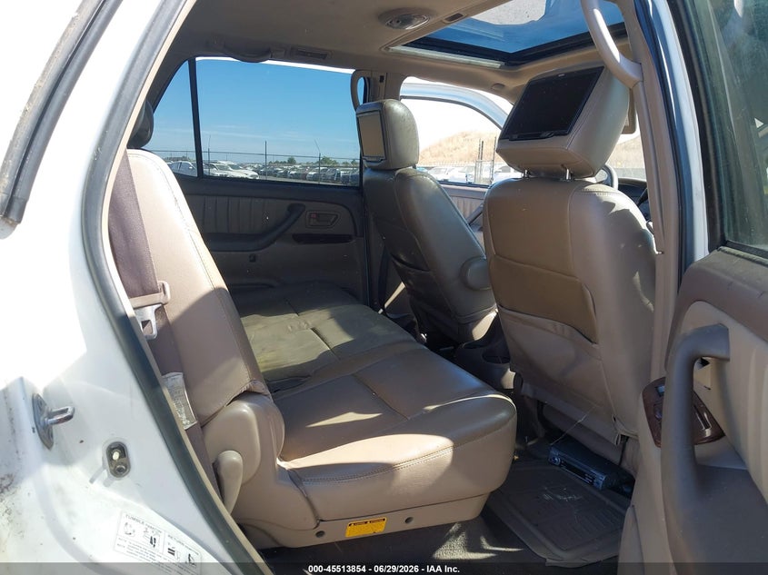 2003 Toyota Sequoia VIN 5TDBT48A83S151206 IAAI salvage auction — NORMAL WEAR, Salvage Title - Dealer (California), sold $475 on 2026-07-08 (photo 8)