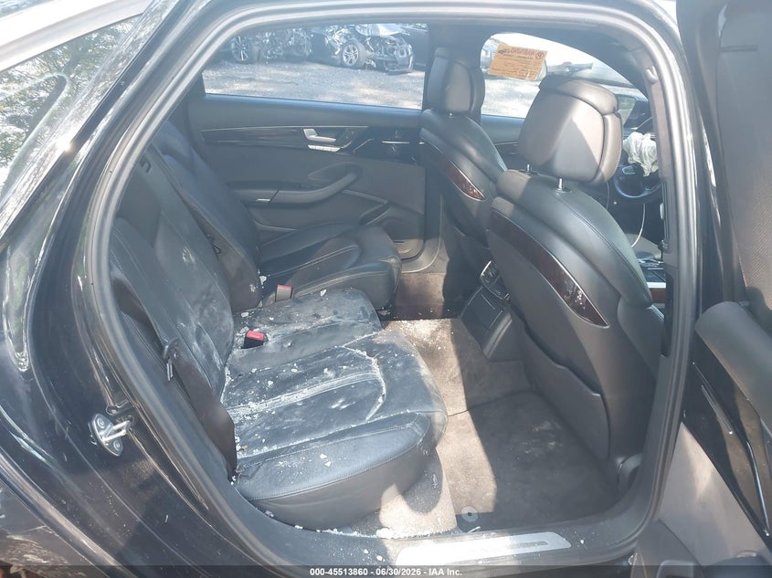 2013 Audi A8 VIN WAUR2AFD2DN019544 IAAI salvage auction — NORMAL WEAR, Clear (Virginia), sold $1,300 on 2026-07-28 (photo 8)