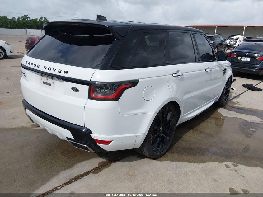 2019 Land rover Range rover sport VIN SALWS2SU2KA872430 IAAI salvage auction — STRIPPED, Salvage (Texas), sold $17,500 on 2026-09-05 (photo 4)