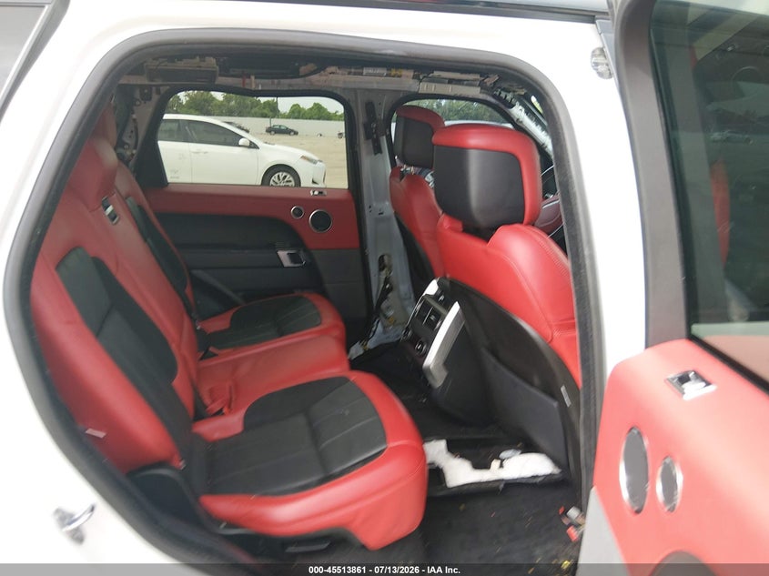 2019 Land rover Range rover sport VIN SALWS2SU2KA872430 IAAI salvage auction — STRIPPED, Salvage (Texas), sold $17,500 on 2026-09-05 (photo 8)