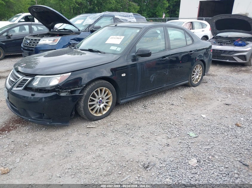 2010 Saab 9-3 VIN YS3FA4MY6A1613131 IAAI salvage auction — FRONT & REAR, Mv-907A (New York), sold $275 on 2026-08-04 (photo 2)