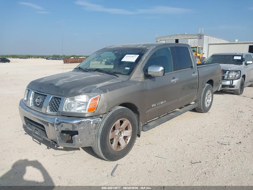 2006 Nissan TITAN VIN 1N6BA07AX6N550688 IAAI salvage auction — REAR END, Original (Texas), sold $100 on 2026-07-09 (photo 2)