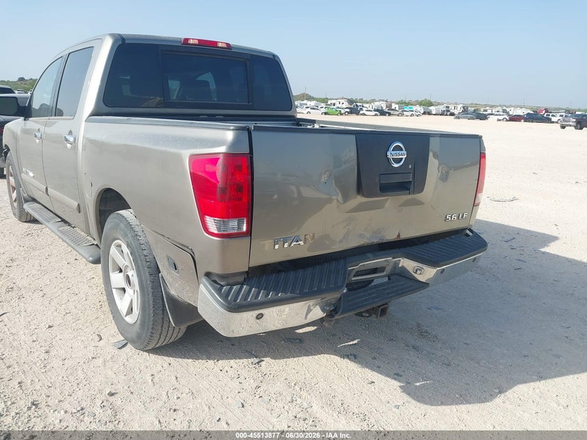 2006 Nissan TITAN VIN 1N6BA07AX6N550688 IAAI salvage auction — REAR END, Original (Texas), sold $100 on 2026-07-09 (photo 6)