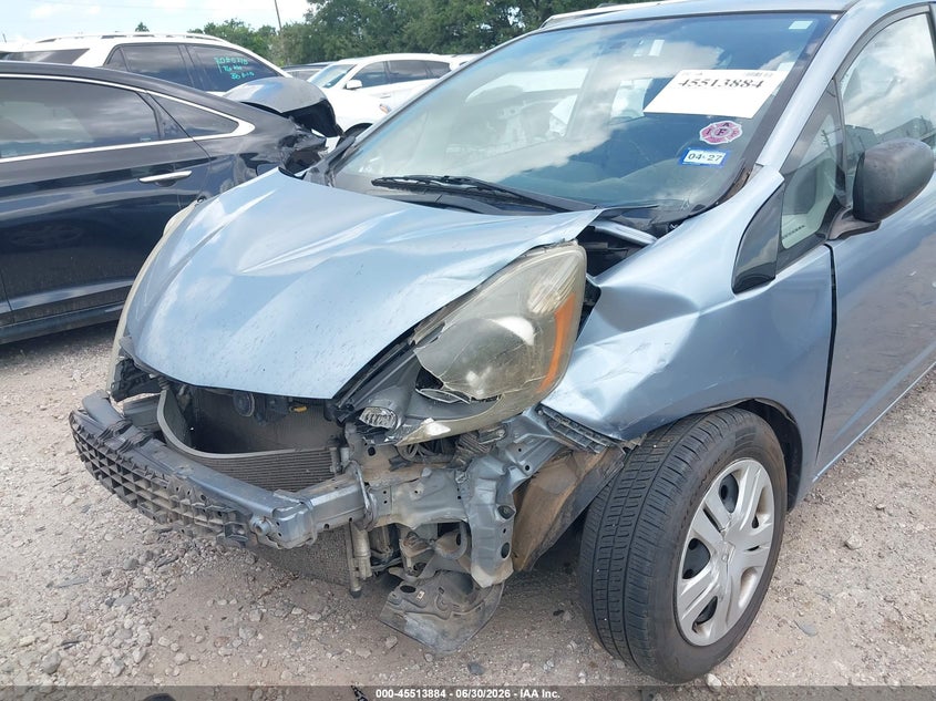 2011 Honda Fit VIN JHMGE8H31BC021923 IAAI salvage auction — FRONT END, Salvage (Texas), sold $75 on 2026-07-23 (photo 6)
