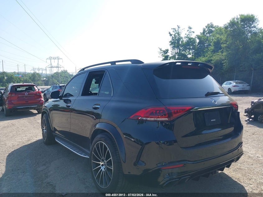 2021 Mercedes-benz Gle VIN 4JGFB8GB2MA547504 IAAI salvage auction — FRONT END, Salvage Title, sold $24,300 on 2026-07-22 (photo 3)