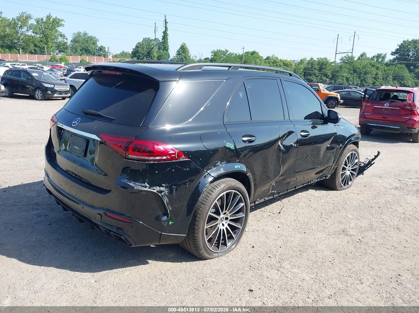 2021 Mercedes-benz Gle VIN 4JGFB8GB2MA547504 IAAI salvage auction — FRONT END, Salvage Title, sold $24,300 on 2026-07-22 (photo 4)